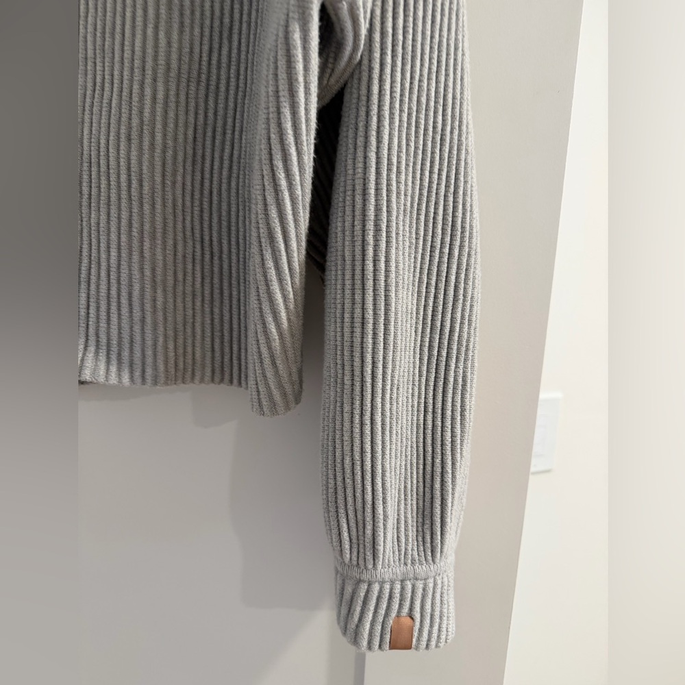 lunya | Sweaters | Lunya Cotton Silk Reversible Pullover In Mellow Grey - Picture 8 of 9